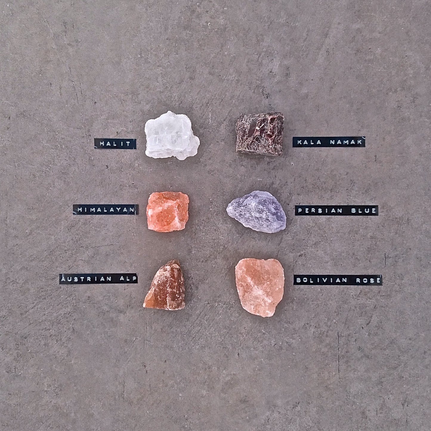 Rivsalt Taste Jr. - 6 Pieces Rock Salt Varieties