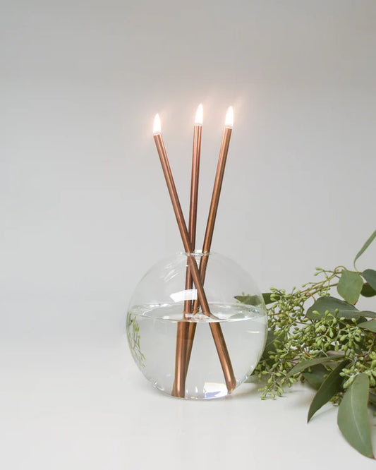NEVA SETS - VASE + EVERLASTING CANDLES + PRISTINE OIL
