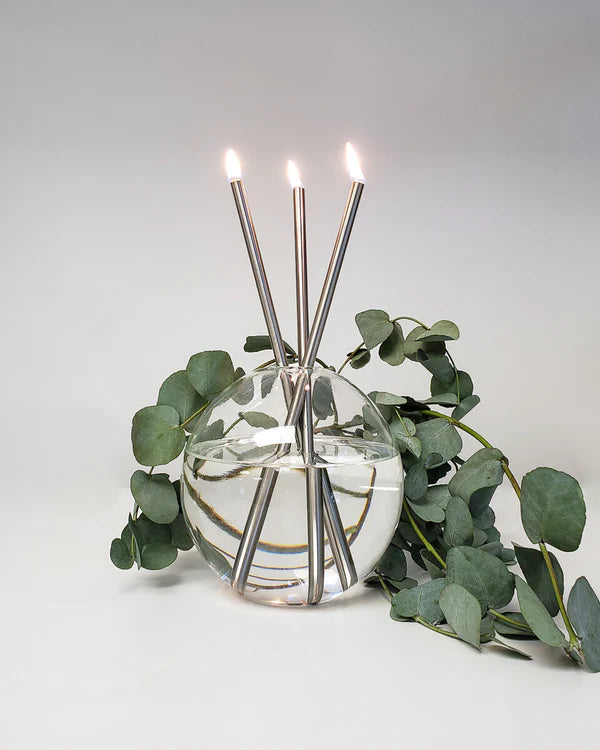 NEVA SETS - VASE + EVERLASTING CANDLES + PRISTINE OIL
