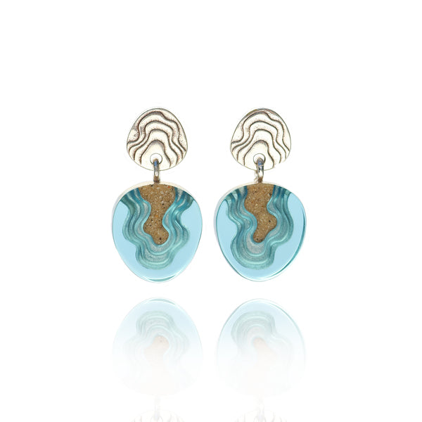 Aqua - Cape Earrings