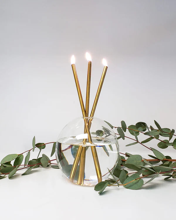 NEVA SETS - VASE + EVERLASTING CANDLES + PRISTINE OIL