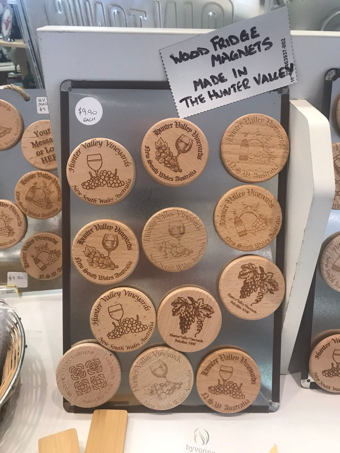 Engraved Wooden Fridge Magnets