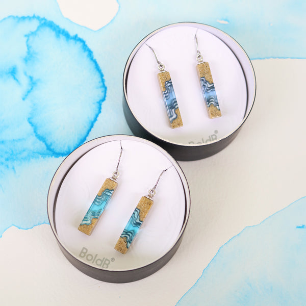 Aqua - Strait Earrings