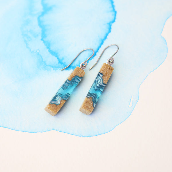 Aqua - Strait Earrings