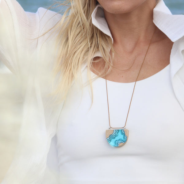 Aqua - Waterways Necklace