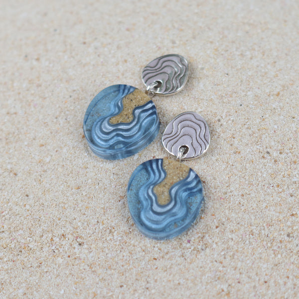 Aqua - Cape Earrings