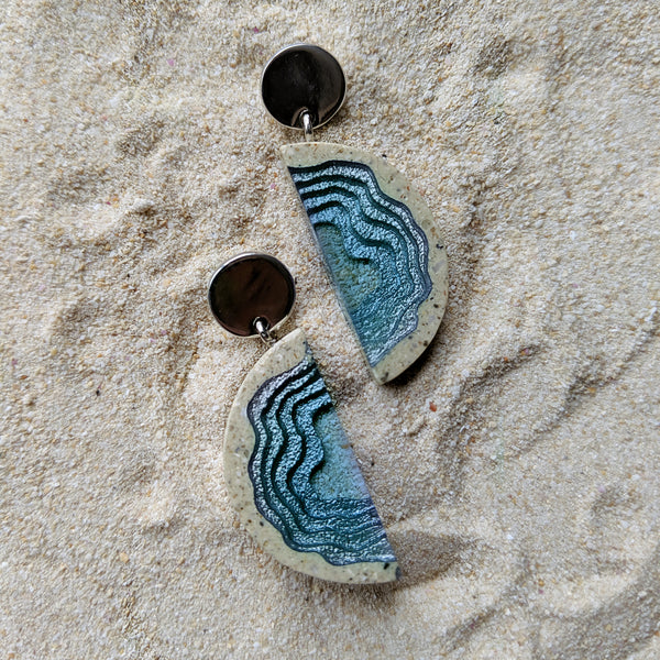 Aqua - Inlet Earrings